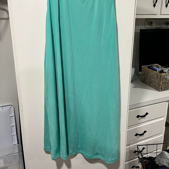 TEAL TANK DRESS - Picture 2 of 2